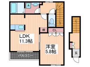 Ｃａｓａ　Ｐａｓｔｏｒａｌｅの物件間取画像